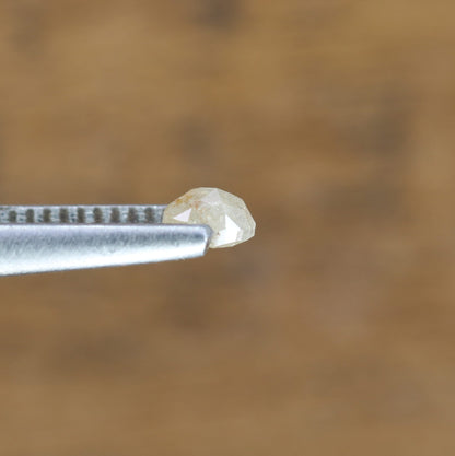 0.41 CT Polished Pear Shape Natural Grey Loose Diamond For Engagement Ring | Pear Halo Ring | Pear Prongs Set Ring | Custom Made Ring