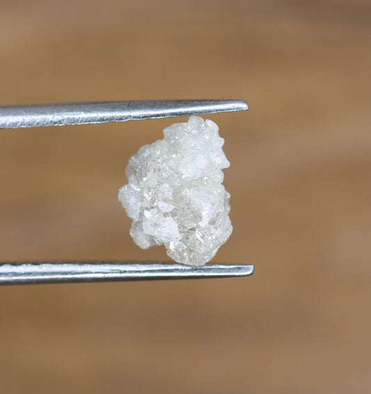 1.54ct Natural Rough White Uncut Diamond | For Uncut Rough Diamond Ring | Raw Diamond For Jewelry | Unique Gift | Antique Raw Diamond Gift