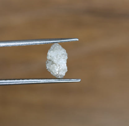 1.54ct Natural Rough White Uncut Diamond | For Uncut Rough Diamond Ring | Raw Diamond For Jewelry | Unique Gift | Antique Raw Diamond Gift