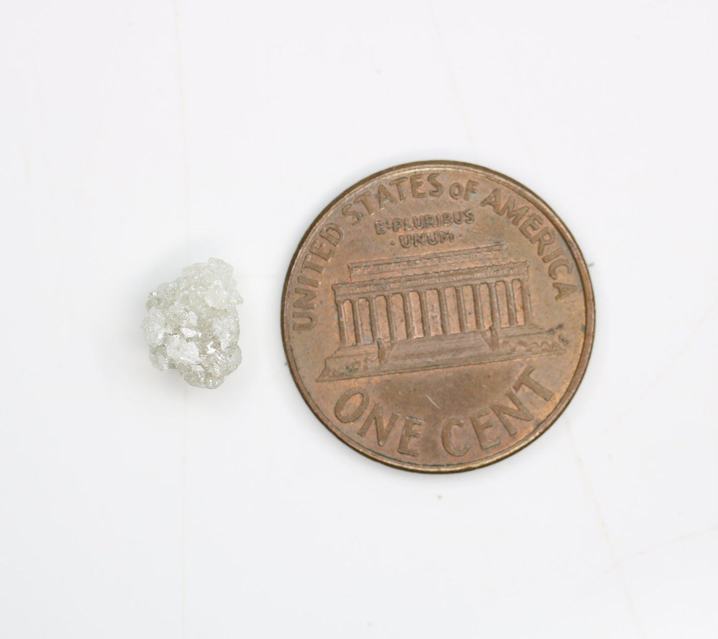 1.54ct Natural Rough White Uncut Diamond | For Uncut Rough Diamond Ring | Raw Diamond For Jewelry | Unique Gift | Antique Raw Diamond Gift