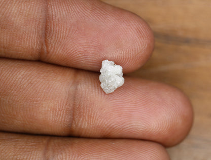 1.54ct Natural Rough White Uncut Diamond | For Uncut Rough Diamond Ring | Raw Diamond For Jewelry | Unique Gift | Antique Raw Diamond Gift
