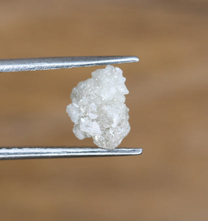 1.54ct Natural Rough White Uncut Diamond | For Uncut Rough Diamond Ring | Raw Diamond For Jewelry | Unique Gift | Antique Raw Diamond Gift
