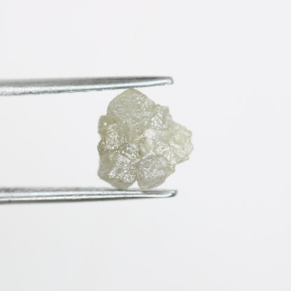 1.75ct Natural Rough Gray Uncut Diamond | For Uncut Rough Diamond Ring | Raw Diamond For Jewelry | Unique Gift | Antique Raw Diamond Gift
