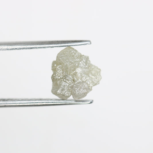 1.75ct Natural Rough Gray Uncut Diamond | For Uncut Rough Diamond Ring | Raw Diamond For Jewelry | Unique Gift | Antique Raw Diamond Gift