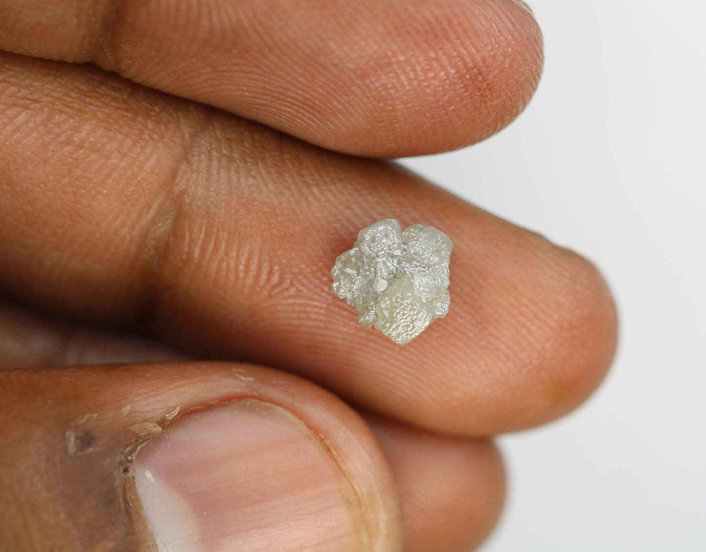1.75ct Natural Rough Gray Uncut Diamond | For Uncut Rough Diamond Ring | Raw Diamond For Jewelry | Unique Gift | Antique Raw Diamond Gift