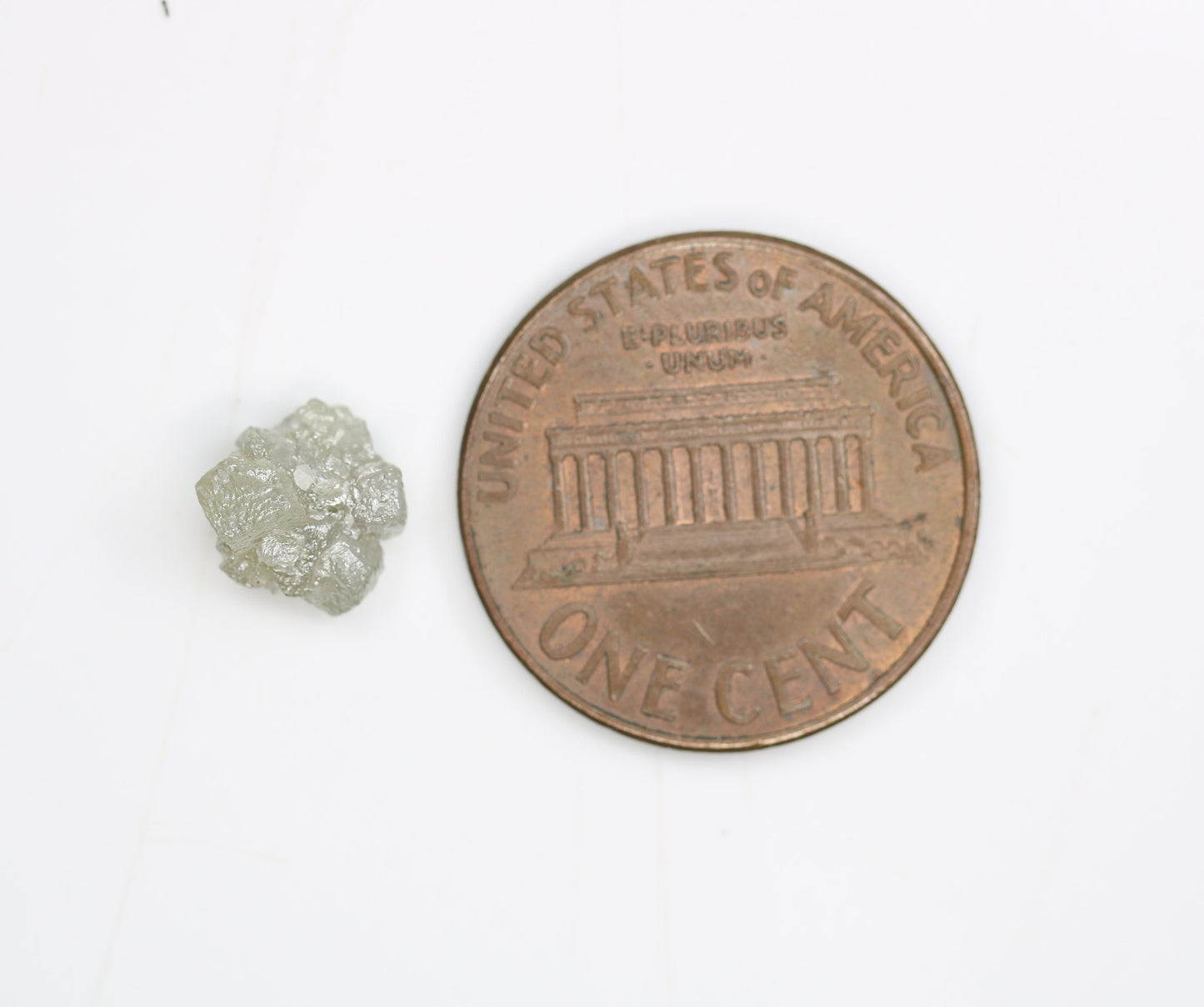 1.75ct Natural Rough Gray Uncut Diamond | For Uncut Rough Diamond Ring | Raw Diamond For Jewelry | Unique Gift | Antique Raw Diamond Gift