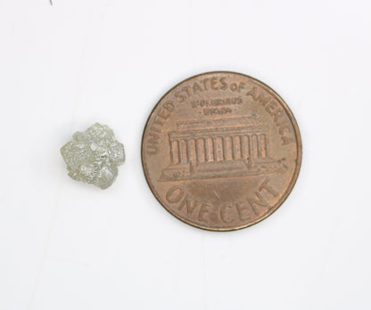 1.75ct Natural Rough Gray Uncut Diamond | For Uncut Rough Diamond Ring | Raw Diamond For Jewelry | Unique Gift | Antique Raw Diamond Gift