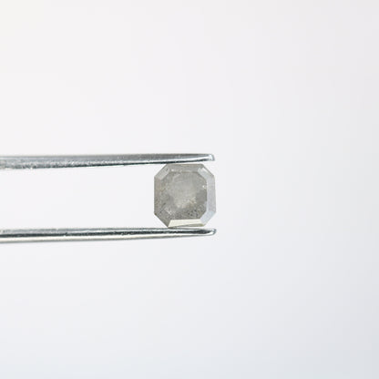 1.08 CT  Salt and Pepper Emerald Shape Diamond - Natural Loose Emerald Cut Diamond - Emerald Engagement Ring - LABORDAY Offer