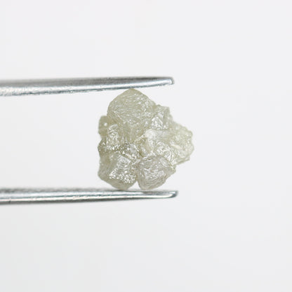 1.75ct Natural Rough Gray Uncut Diamond | For Uncut Rough Diamond Ring | Raw Diamond For Jewelry | Unique Gift | Antique Raw Diamond Gift