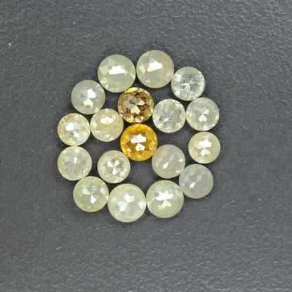 3.0 MM Natural Loose Diamond Round Rose Cut For Engagement Ring l Gift For Wife  l Gift For Mother l Gift For BirthdayFor Gold Ring Diamonds