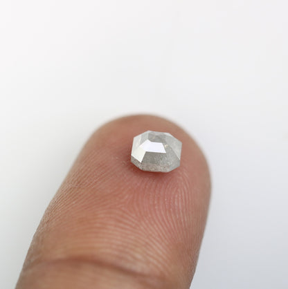 1.08 CT  Salt and Pepper Emerald Shape Diamond - Natural Loose Emerald Cut Diamond - Emerald Engagement Ring - LABORDAY Offer