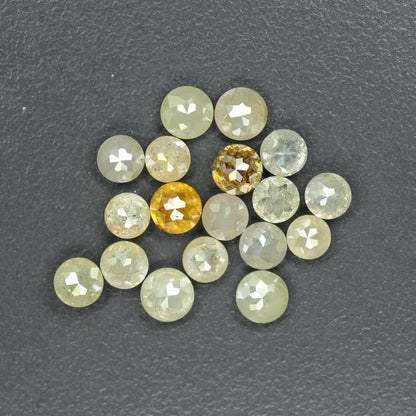3.0 MM Natural Loose Diamond Round Rose Cut For Engagement Ring l Gift For Wife  l Gift For Mother l Gift For BirthdayFor Gold Ring Diamonds