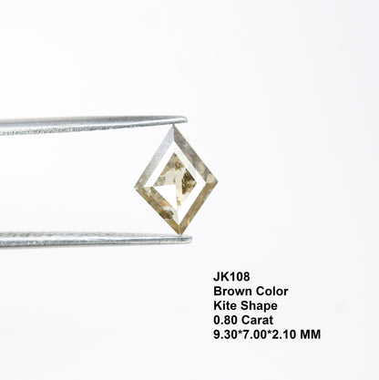0.80 CT Kite shape Natural Loose Diamond  -Kite Shape Salt and Pepper Diamond - For Salt Pepper Diamond Ring - Sale Offer- Unique Gift
