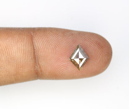 0.80 CT Kite shape Natural Loose Diamond  -Kite Shape Salt and Pepper Diamond - For Salt Pepper Diamond Ring - Sale Offer- Unique Gift