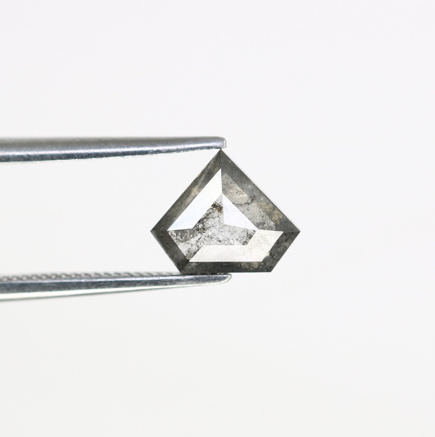 1.18 CT Salt and Pepper Natural Loose Diamond, Pentagon Cut for Handmade Necklace Pendant, Diamond Bracelet Engagement Gold Ring For Women