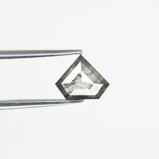 1.18 CT Salt and Pepper Natural Loose Diamond, Pentagon Cut for Handmade Necklace Pendant, Diamond Bracelet Engagement Gold Ring For Women