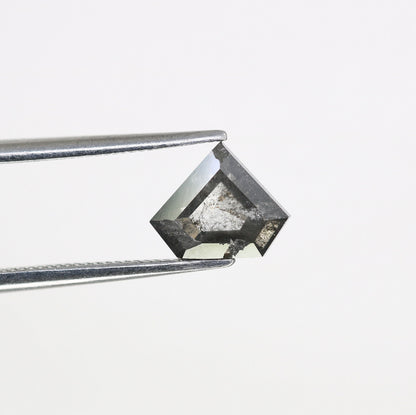 1.18 CT Salt and Pepper Natural Loose Diamond, Pentagon Cut for Handmade Necklace Pendant, Diamond Bracelet Engagement Gold Ring For Women