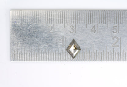 0.80 CT Kite shape Natural Loose Diamond  -Kite Shape Salt and Pepper Diamond - For Salt Pepper Diamond Ring - Sale Offer- Unique Gift