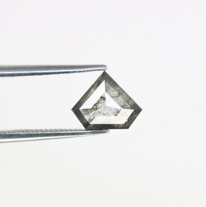 1.18 CT Salt and Pepper Natural Loose Diamond, Pentagon Cut for Handmade Necklace Pendant, Diamond Bracelet Engagement Gold Ring For Women