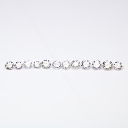 0.57 Carat Fancy Light Mix Loose Round Brilliant Cut Diamond for Engagement Rings |Perfect for Custom Gold Jewelry or Unique Diamond Designs