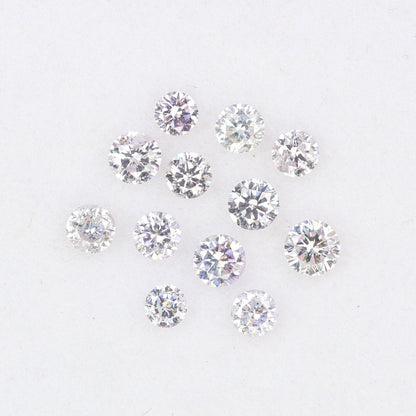 0.57 Carat Fancy Light Mix Loose Round Brilliant Cut Diamond for Engagement Rings |Perfect for Custom Gold Jewelry or Unique Diamond Designs