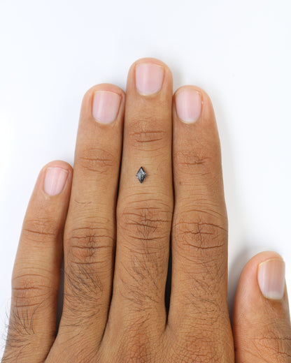 0.27 CT Kite shape Natural Loose Diamond  -Kite Shape Salt and Pepper Diamond - For Salt Pepper Diamond Ring - Sale Offer- Unique Gift