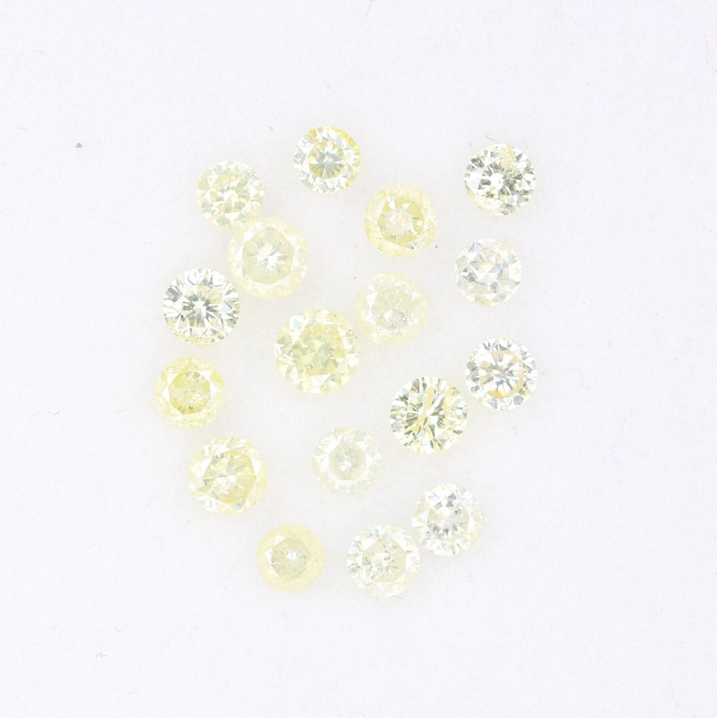 1.19 Carat Loose Light Yellow Mix Round Brilliant Cut Natural Diamond for Engagement Rings | Ideal for Custom Gold Jewelry Designs