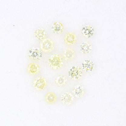 1.19 Carat Loose Light Yellow Mix Round Brilliant Cut Natural Diamond for Engagement Rings | Ideal for Custom Gold Jewelry Designs