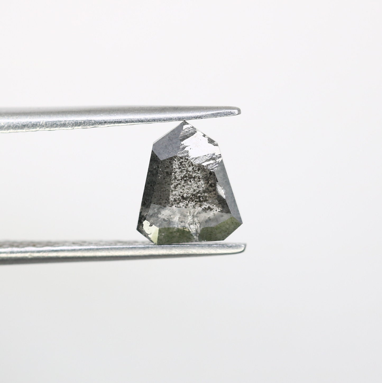 1 CT Salt and Pepper Natural Loose Diamond, Shield Cut for Handmade Necklace Pendant, Diamond Bracelet Engagement Gold Ring For Women