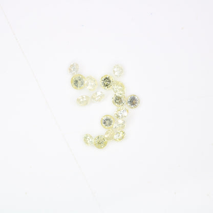 1.19 Carat Loose Light Yellow Mix Round Brilliant Cut Natural Diamond for Engagement Rings | Ideal for Custom Gold Jewelry Designs