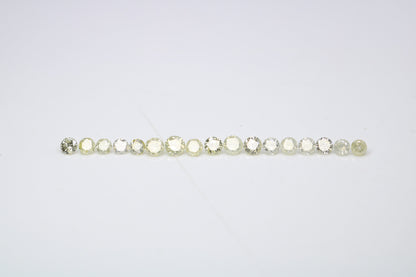 1.19 Carat Loose Light Yellow Mix Round Brilliant Cut Natural Diamond for Engagement Rings | Ideal for Custom Gold Jewelry Designs