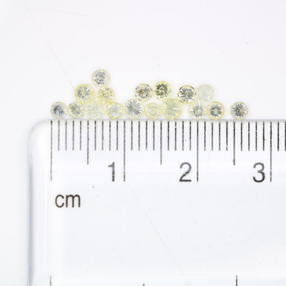 1.19 Carat Loose Light Yellow Mix Round Brilliant Cut Natural Diamond for Engagement Rings | Ideal for Custom Gold Jewelry Designs