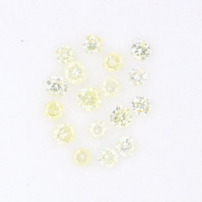 1.19 Carat Loose Light Yellow Mix Round Brilliant Cut Natural Diamond for Engagement Rings | Ideal for Custom Gold Jewelry Designs
