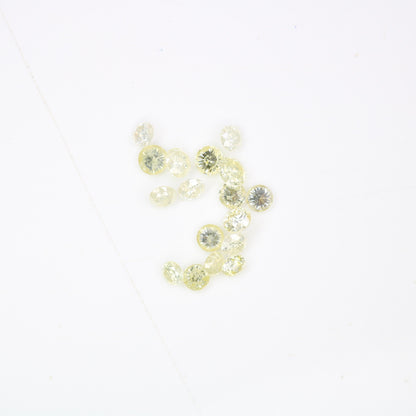 1.19 Carat Loose Light Yellow Mix Round Brilliant Cut Natural Diamond for Engagement Rings | Ideal for Custom Gold Jewelry Designs