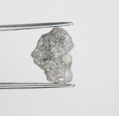 3.70 CT Natural Rough White Uncut Diamond | For Uncut Rough Diamond Ring | Raw Diamond For Jewelry | Unique Gift | Antique Raw Diamond Gift