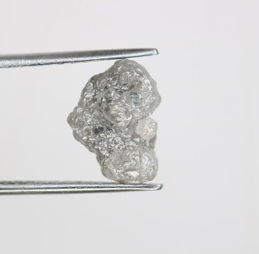 3.70 CT Natural Rough White Uncut Diamond | For Uncut Rough Diamond Ring | Raw Diamond For Jewelry | Unique Gift | Antique Raw Diamond Gift