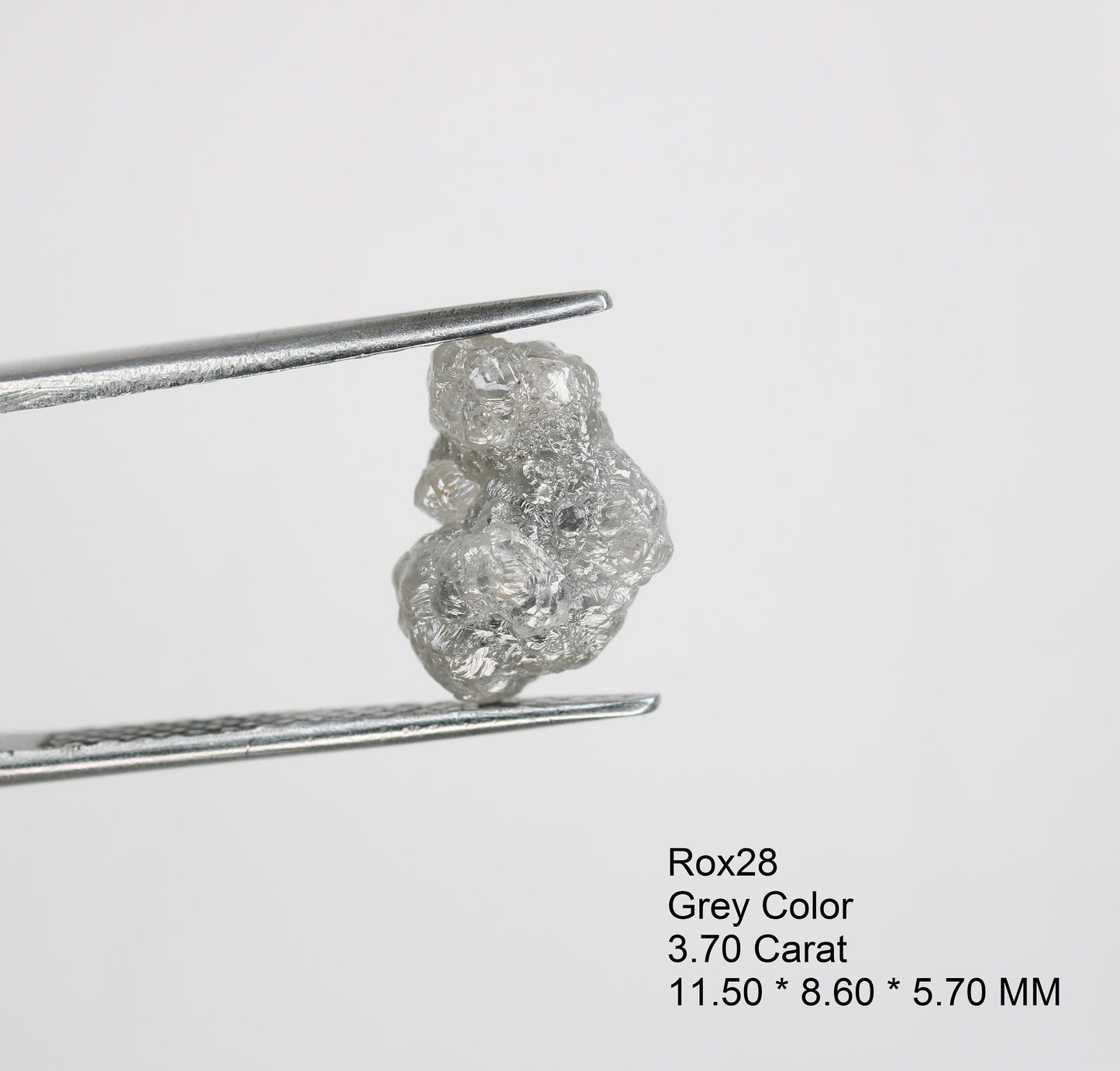 3.70 CT Natural Rough White Uncut Diamond | For Uncut Rough Diamond Ring | Raw Diamond For Jewelry | Unique Gift | Antique Raw Diamond Gift
