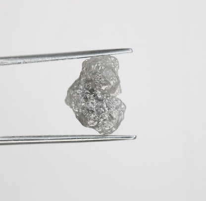 3.70 CT Natural Rough White Uncut Diamond | For Uncut Rough Diamond Ring | Raw Diamond For Jewelry | Unique Gift | Antique Raw Diamond Gift