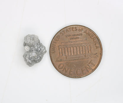 3.70 CT Natural Rough White Uncut Diamond | For Uncut Rough Diamond Ring | Raw Diamond For Jewelry | Unique Gift | Antique Raw Diamond Gift