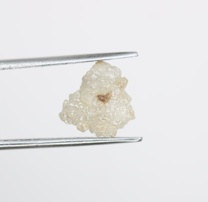 2.64 CT Natural Rough White Uncut Diamond | For Uncut Rough Diamond Ring | Raw Diamond For Jewelry | Unique Gift | Antique Raw Diamond Gift