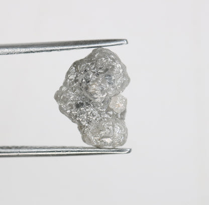 3.70 CT Natural Rough White Uncut Diamond | For Uncut Rough Diamond Ring | Raw Diamond For Jewelry | Unique Gift | Antique Raw Diamond Gift
