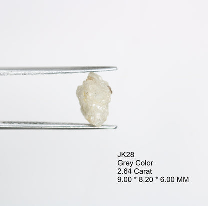 2.64 CT Natural Rough White Uncut Diamond | For Uncut Rough Diamond Ring | Raw Diamond For Jewelry | Unique Gift | Antique Raw Diamond Gift