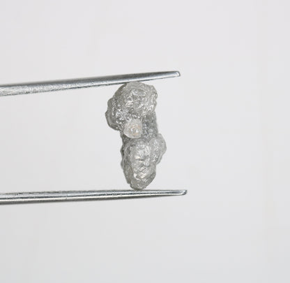3.70 CT Natural Rough White Uncut Diamond | For Uncut Rough Diamond Ring | Raw Diamond For Jewelry | Unique Gift | Antique Raw Diamond Gift