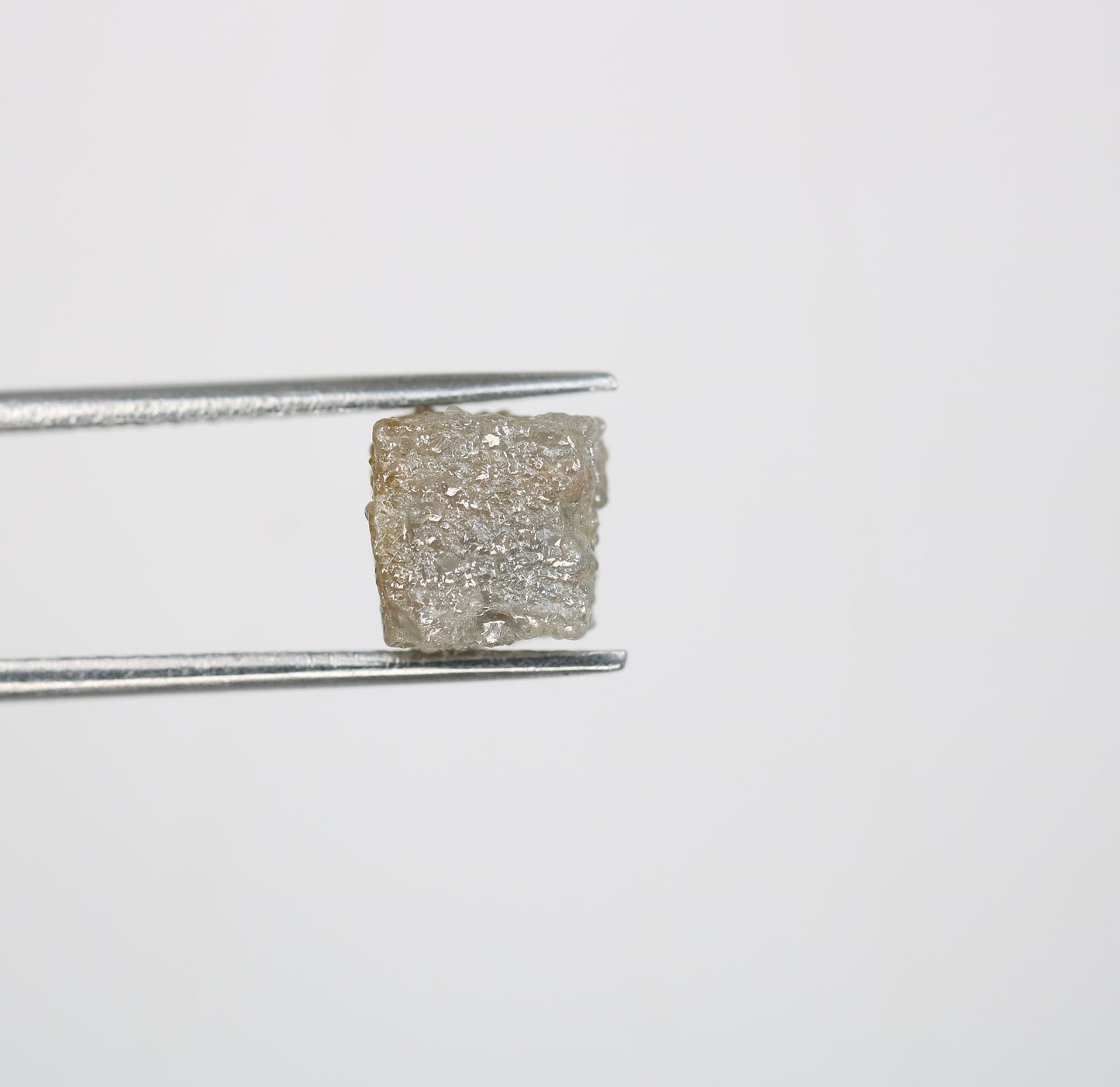 4.50 CT Natural Rough White Cueb Diamond | Uncut Cube Diamond Ring | Cueb Raw Diamond For Jewelry | Unique Gift | Antique Raw Diamond Gift