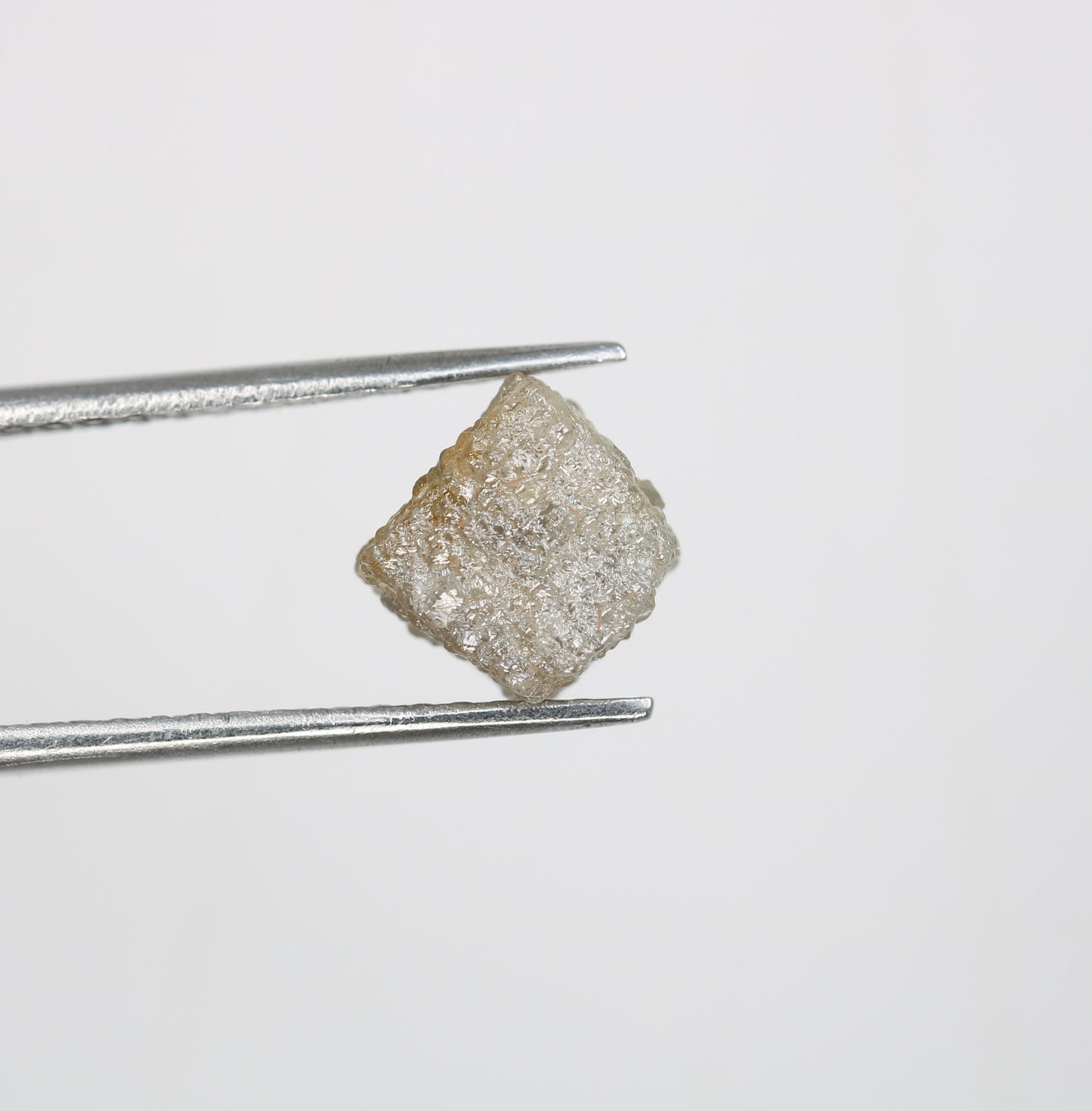 4.50 CT Natural Rough White Cueb Diamond | Uncut Cube Diamond Ring | Cueb Raw Diamond For Jewelry | Unique Gift | Antique Raw Diamond Gift