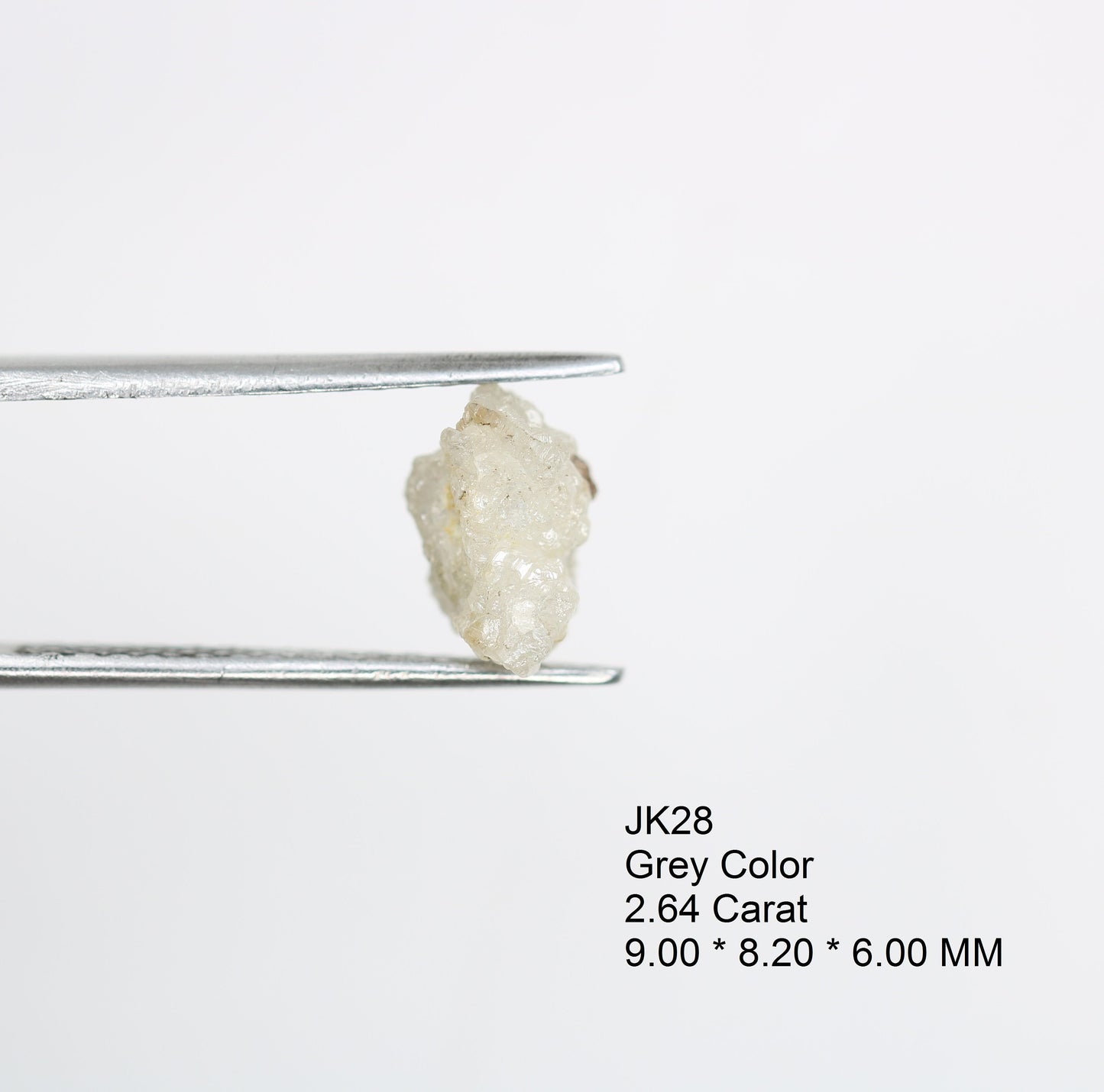2.64 CT Natural Rough White Uncut Diamond | For Uncut Rough Diamond Ring | Raw Diamond For Jewelry | Unique Gift | Antique Raw Diamond Gift