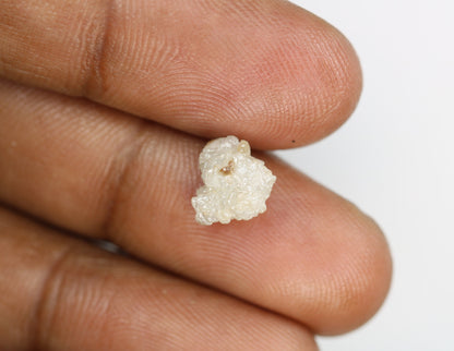 2.64 CT Natural Rough White Uncut Diamond | For Uncut Rough Diamond Ring | Raw Diamond For Jewelry | Unique Gift | Antique Raw Diamond Gift