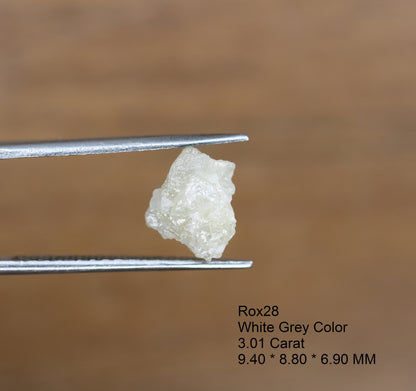 3.01 CT Natural Rough White Diamond Raw Uncut Diamond | Loose Diamond For Engagement Ring | Rough Diamond For Jewelry | Gift For Her | Sale