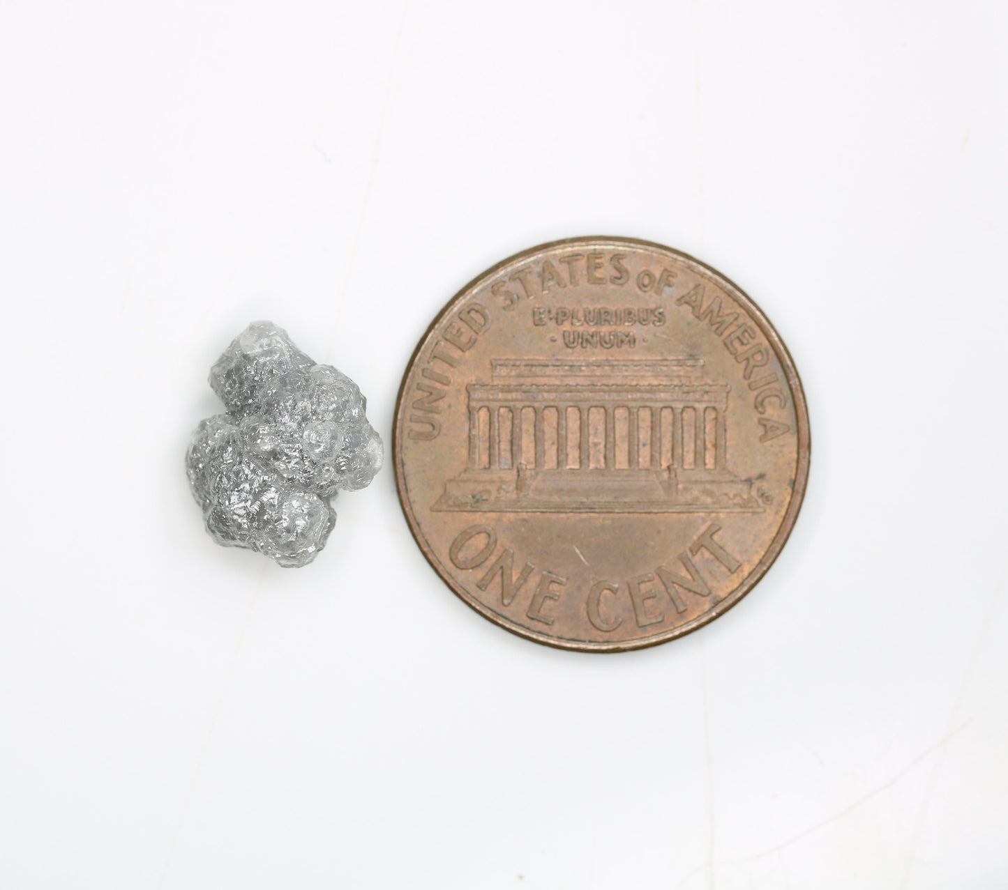 3.48 CT Natural Rough Gray Uncut Diamond | For Uncut Rough Diamond Ring | Raw Diamond For Jewelry | Unique Gift | Antique Raw Diamond Gift