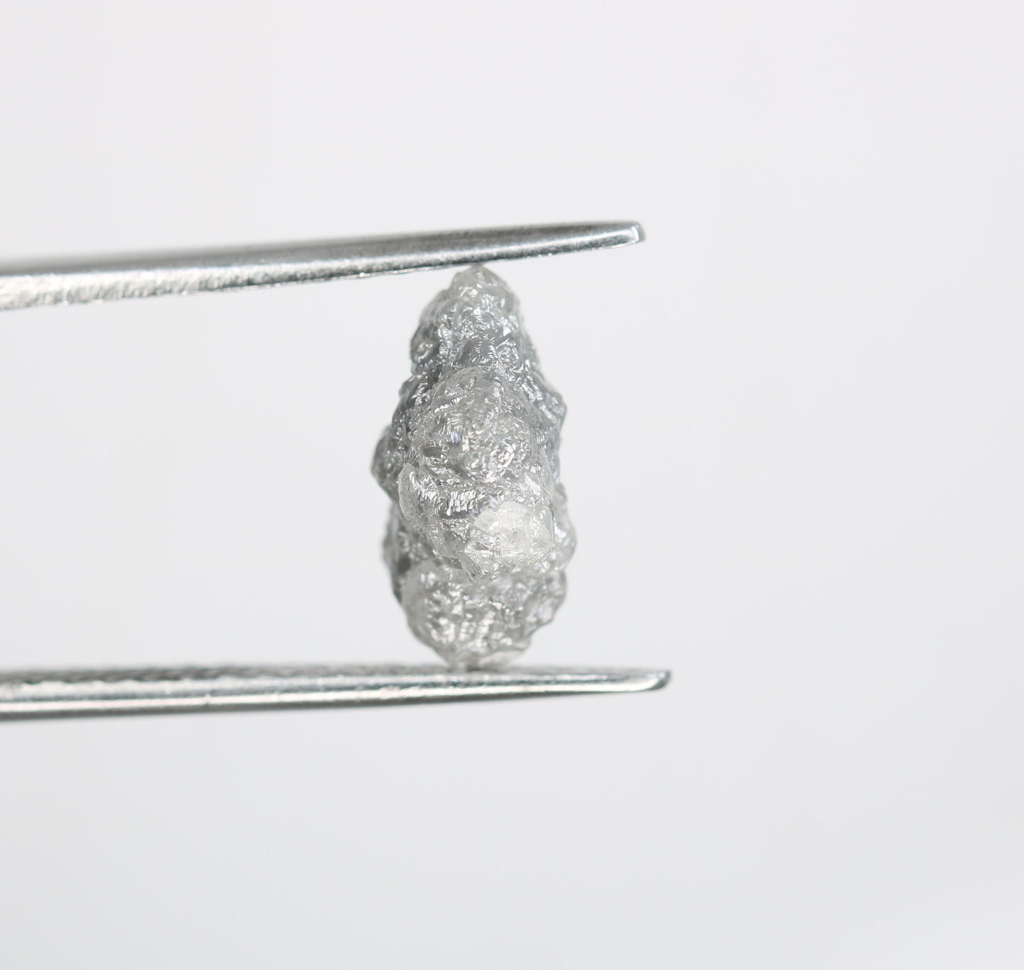 3.48 CT Natural Rough Gray Uncut Diamond | For Uncut Rough Diamond Ring | Raw Diamond For Jewelry | Unique Gift | Antique Raw Diamond Gift